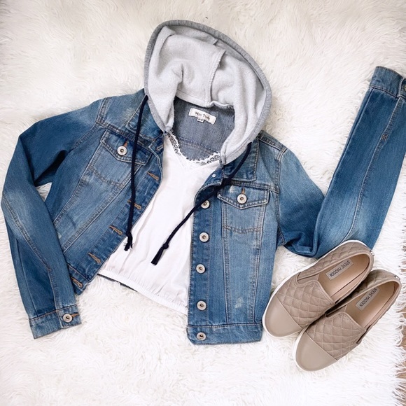 Miss Posh Jackets & Blazers - Miss Posh • Crop Denim Jacket